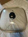 Genuine 12" Oster Glass Lid Cover Duraceramic Electric Skillet CKSTSKFM12W-TECO. Fixed Price $18.99.