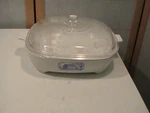 Amana Radaranger Browning Skillet Microwavable Corning 10" X Oven. Fixed Price $44.20.