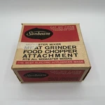 Sunbeam Mixmaster Mixer Meat Grinder/ Food Chopper FW6B. Fixed Price $14.00.
