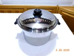 Saladmaster Huge 12 Qt Stock Pot T304S Stainless Steel Waterless. Fixed Price $379.95.