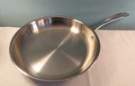 Vtg Cooking Classics Skillet Made For Montgomery Ward 12 Inch Stainless & Copper. Fixed Price $29.52.