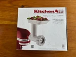 Kitchenaid Stand Mixer Grinder Attachment With Extras. Fixed Price $24.95.