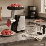 Efficient 4-IN-1 Meat Grinder 2800W Power, Stainless Steel Design For Home Use. Fixed Price $116.53.