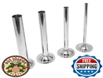 #10/#12 Stainless Steel Sausage Stuffing Tubes Meat Grinder Set Of 4. Fixed Price $47.47.