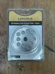 New #8 Stainless Steel Grinder Plate 10MM Lincoln Outfitters Sku #31200049. Fixed Price $5.95.