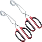Stainless Steel Scissor Tongs 11-INCH Heavy Duty Grilling Set Of 2. Fixed Price $15.50.