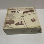 Vintage 80 Sunbeam Multi Cooker Electric 07586 Almond Nos Nib. Fixed Price $39.99.