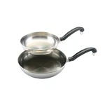 Farberware Classic Stainless Steel Skillet Set. Fixed Price $54.98.