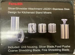 Stainless Slicer Shredder Attachment For Kitchenaid Favorkit L82201 New. Fixed Price $59.99.