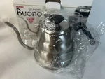 Hario V60 VKB-120HSV Buono Coffee Drip Kettle Gooseneck Stainless Pour Over 1.2L. Fixed Price $48.00.