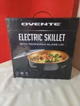 Ovente Electric Skillet & Frying Pan With 12" Nonstick Cooking Surface SK11112CO. Fixed Price $32.99.