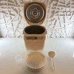 National SR-FU18N Electric 10 Cup Rice Cooker Tested Works Great White Brown. Fixed Price $55.00.