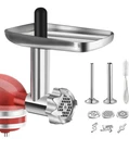 Metal Food Grinder Attachment For Kitchenaid Stand Mixers, Bqypower Meat. Fixed Price $46.49.