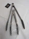 Gorilla Grip Stainless Steel Heat Resistant Kitchen Tongs For Cooking Set Of 2. Fixed Price $20.88.