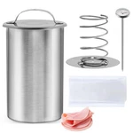 Master Feng Press Mold For Deli Meats 7.992 X 4.882 4.803, Silver. Fixed Price $42.99.