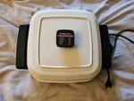 Vintage Presto Electric Skillet 0661743 Square Fry Pan With Lid Usa Works. Fixed Price $60.00.