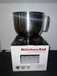 Kitchenaid K45SBWH 4.5-QUART Bowl Stainless Steel. Fixed Price $31.50.