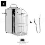 Wmf - Asparagus Peeler 16 Cm With Lid + Basket Cutter. Fixed Price $58.48.