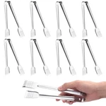 8 Pack 7 Inch Serving Tongs, Kitchen Buffet Stainless Steel Food. Fixed Price $14.86.