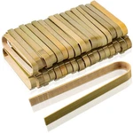 150 Pieces Mini Bamboo Disposable Tongs 4 Inch Toast Dispo.... Fixed Price $26.13.