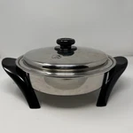 Saladmaster Electric Skillet SA010OCU Oil Core Titanium Stainless Steel Working. Fixed Price $275.00.