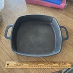 Unmarked Modern 10 Square Cast Iron Skillet Pioneer Woman??. Fixed Price $27.95.