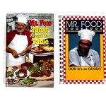 Mr Food Cookbook Ooh Its So Good Spiral Bound & Meat Around The Table Hard Cover. Fixed Price $18.48.