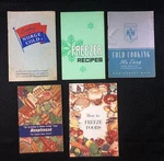 Vtg 5 Books Deepfreeze-norge-montgomery Ward-tx Electric Food Recipes. Fixed Price $14.95.
