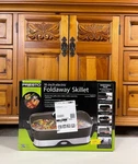 Presto 06857 16-INCH Electric Foldaway Skillet, Black. Fixed Price $114.95.