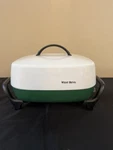 West End Completely Immersive Electric Skillet Green & White - Tested Working. Fixed Price $19.99.