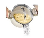 Gotham Steel 5 Qt Nonstick Pasta Pot With Twist& Lock Handles. Fixed Price $39.99.