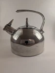Chantal Stainless Steel Classic Tea Kettle 1.8 Qt. Harmonica Whistle SL37-19. Fixed Price $40.00.