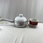 Vintage 1989 Campbells Homestyle 16OZ Soup Mug And Pot With Lip 1991 Gibson. Fixed Price $17.00.