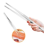 Kitchen Tweezers Tongs Stainless Steel 12 Inch Long Heavy Duty Large. Fixed Price $10.99.