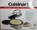 Cuisinart International Chef Crepe Pizelle Pancake Plus Maker Model CPP-200 Read. Fixed Price $71.99.
