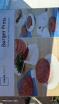 Mainstays Burger Press Medium Plastic White Non-stick Dishwasher Safe. Fixed Price $11.21.