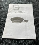 Operating Instructions Only Mainstays 12 Inch Round Skillet Model 100002052. Fixed Price $5.50.