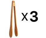 Norpro 12 Inch Bamboo Tongs (3-PACK). Fixed Price $20.18.