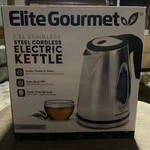 Elite Gourmet EKT-1271 Ultimate 1.7 Liter Electric Kettle Stainless Steel. Fixed Price $15.00.