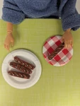 1/6 Grilled Hot Dogs Bbq Meat Miniature Dollhouse Clay Food Barbie Gi Joe. Fixed Price $21.00.