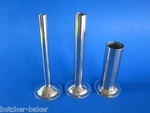 (3) Stuffing Tubes For Chefs Choice Meat Grinder Attachment On Kitchenaid Mixer. Fixed Price $40.75.