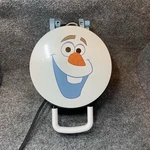 Disney Frozen Olaf Snowman Waffle Maker Non-stick Cooking Plates Works Great. Fixed Price $28.99.