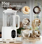 Holumany Nut Milk Maker White & Gold Automatic Almond/oat/soy. Fixed Price $49.99.