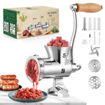 Meat Grinder Manual Stainless Steel - Heavy Duty, Sausage Tubes, Compact With.... Fixed Price $120.46.