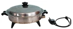 Vintage Saladmaster Electric Skillet Large 12" Oil Core Stainless Lid Cord Usa. Fixed Price $131.82.