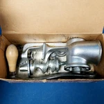 Vtg Universal Food & Meat Chopper Set #1551 W/manual Box. Fixed Price $21.24.