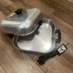 Vintage Sunbeam Electric Skillet Frying Pan Model S31L-B6 Plus Cord Restored. Fixed Price $79.95.