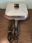 Vintage West Bend Electric Skillet Fryer Pink 3200 Square Tested Working Cord. Fixed Price $13.25.