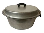 Vintage Wear-ever No 804 Aluminum Dutch Oven Stock Pot W/ Lid Usa Made Tacu Co. Fixed Price $19.98.