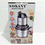 Sokany 4L Meat Electric Grinders Stainless Steel Wonder Chopper New. Fixed Price $55.57.